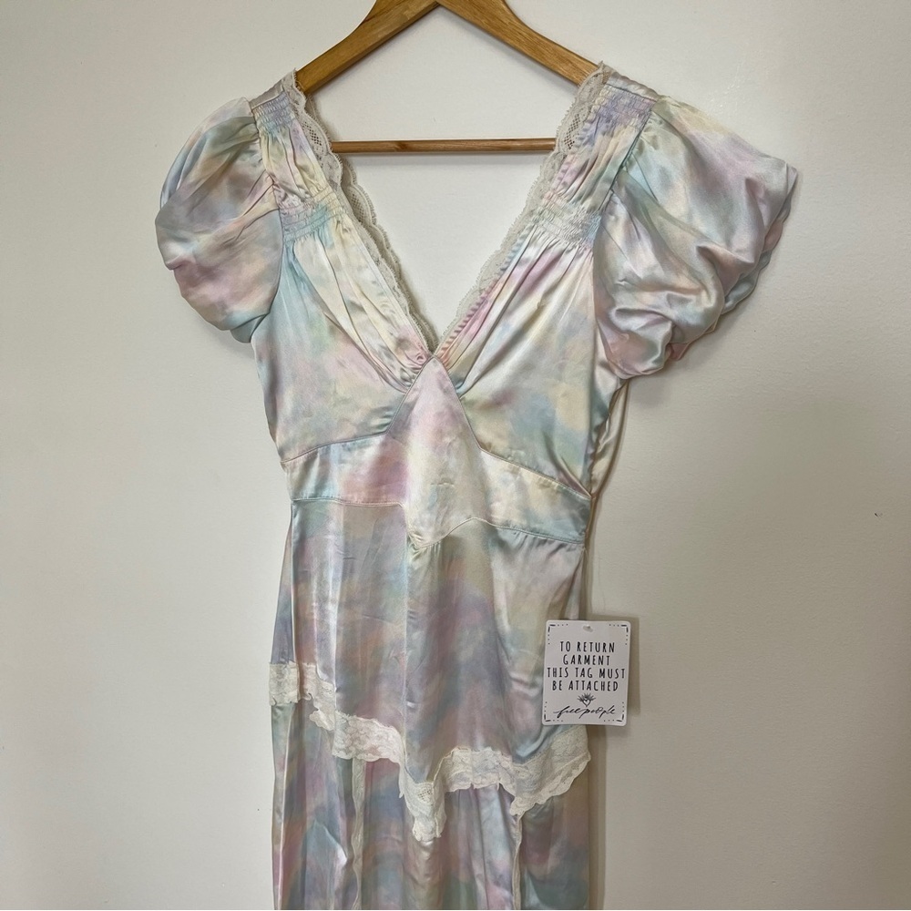 LoveShackFancy Quintessa Maxi Dress in Fairytale Tie Dye Size 0 NWT - Picture 8 of 13